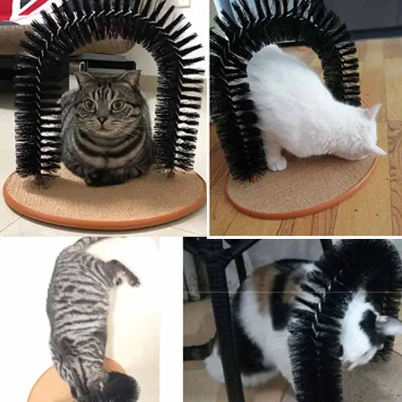 Arche de Massage et Griffoir pour Chat