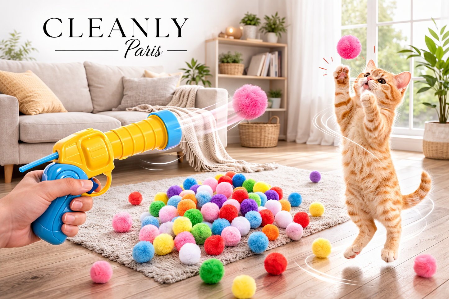 Jouet stimulant pour chat